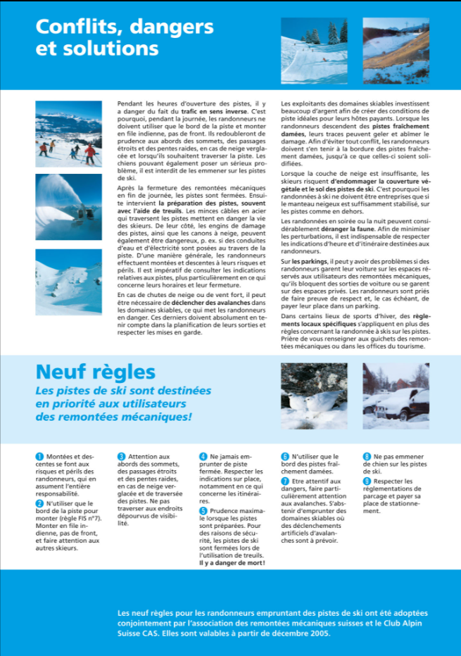 règles randonnées 1